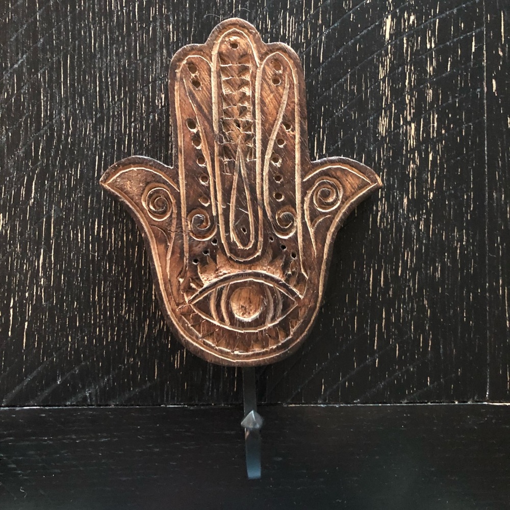 Wooden Hamsa